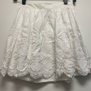 Gap Kids White Lace Skirt